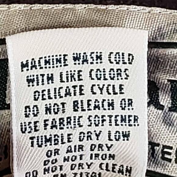 LL Bean Shirt Heavy Snap Button Men’s Size Large L Brown Corduroy Fleece Lined - Picture 8 of 9